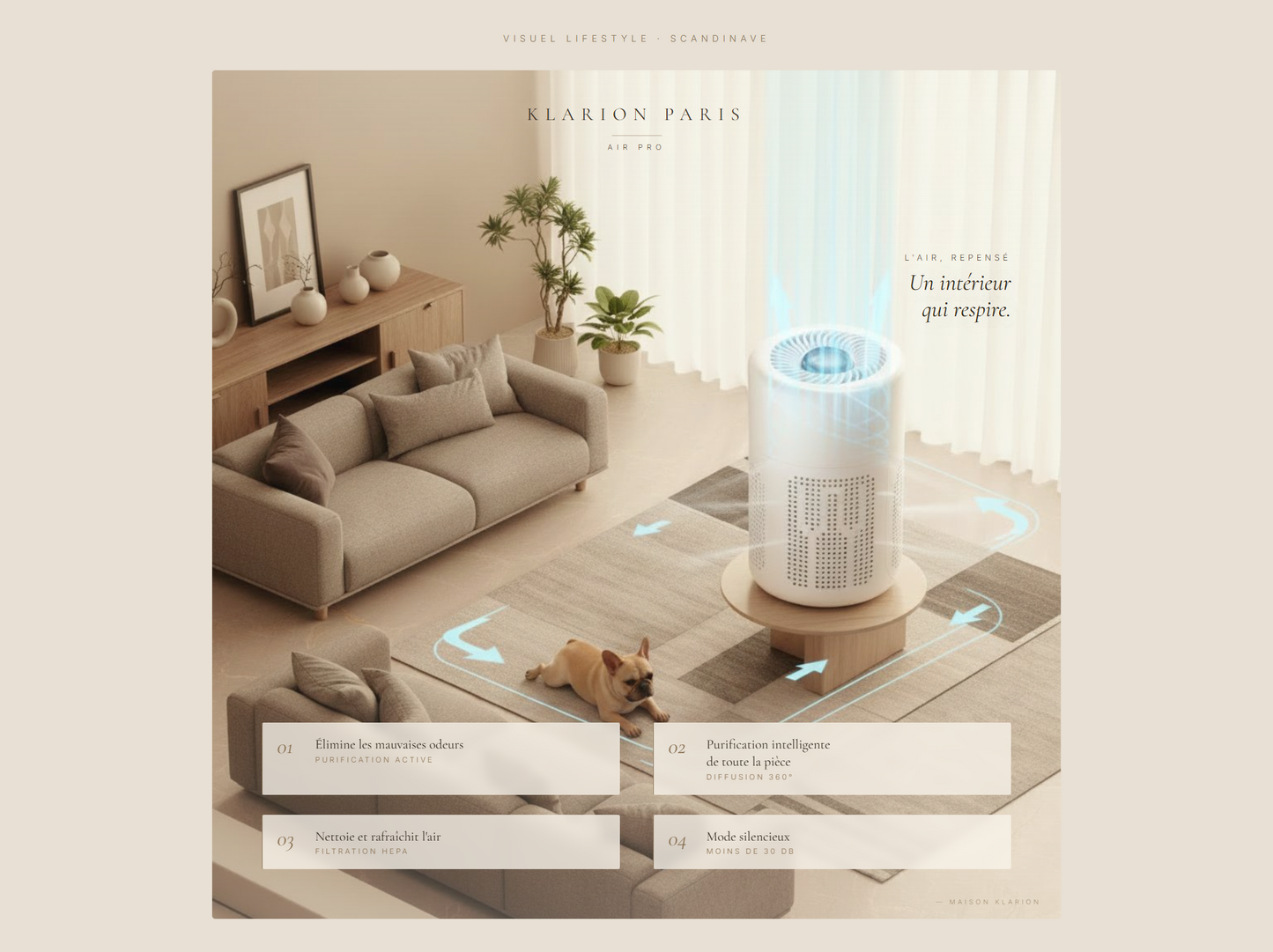 Klarion Filter — Filtres HEPA de Remplacement